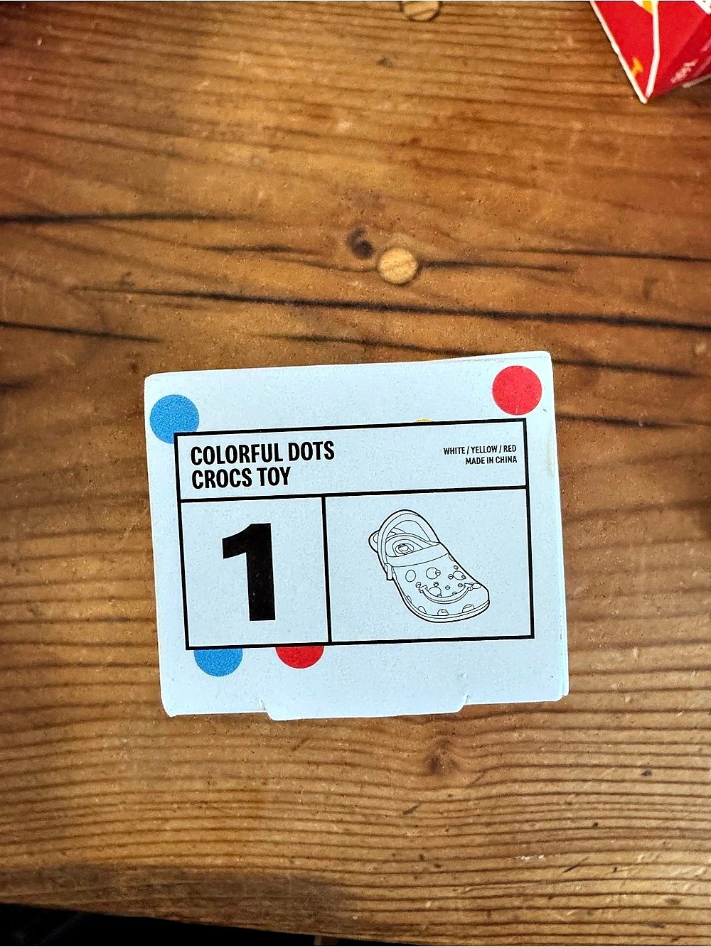 Crocs Colorful Dots Crocs Toy 1 NWT